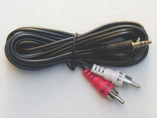 6 ft Yaesu Fixed Level Audio to Sound Card Cable