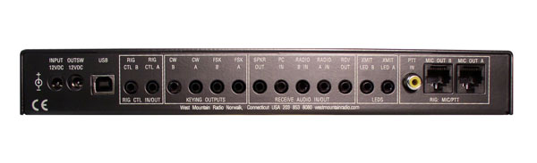 RIGblaster Pro rear panel